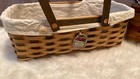 Longaberger 2007  Woven Memories Basket Charm Protector Liner Lot 1994 Americana