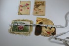 Set Of 4 Vintage   Antique Greeting Cards Victorian Valentine 1889