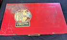 Vintage A c  Gilbert Erector Set No  7 1 2 Engineer Set Red Metal Case Near Comp