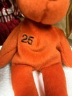 Salvino s Bamm Beano s Bonds 25 Orange Plush Beanbag Bear Vintage 1998