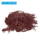 1 8 Oz Fake Moss Preserved Reindeer Moss Artificial Moss Lichen Wine Red
