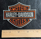 Harley Davidson Bar   Shield Embroidered Patch- Free Us Shipping 