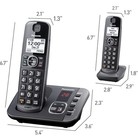 Panasonic Kx-tge633 Metalic Black Dect 6 0 Expandable Cordless 3 Phone System