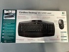 Logitech Cordless Wireless Mx3200 Laser Keyboard mouse Receiver - Nib   Sealed 