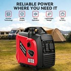 Quiet Inverter Generator 4100w Power Digital Display Electric Start Outdoor