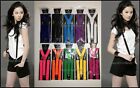 28 Colors Mens womens Clip-on Sexy Suspenders Elastic Y-shape Adjustable Braces