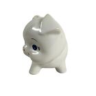 Vintage Corning Ware Blue Cornflower Piggy Bank Made In England W  Stopper Rare