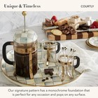 Mackenzie-childs 4-piece Black   White Court Espresso Spoon Set