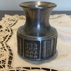 Mcm Konge Tinn Pewter Candle Holder Norway Hs Nordic Sea Viking Motif 4   