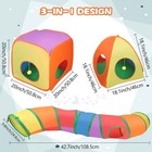 Rabbit Tunnel Toy Collapsible Play Tube Cube   Tent Set