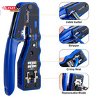 Rj45 Crimp Tool Kit  Ethernet Crimping Tool Kit For Pass Through Rj45 Connectors