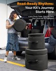 5-piece Drum Case Set - Padded Drum Bags For 22  Kick  12  13  16  Toms
