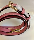 Michael Kors Replacement Handbag Strap Pink Black Gold Solid Buckle Accent Nice 