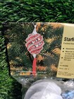 Leewards Starfire Tasseled Red  Vtg Sequin Bead Christmas Ornament Kit