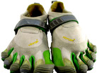 Vibram Five Finger Water Women Shoes Size 6 5 Gray Yellow Style W345 Made China