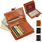 Wallet Holder Pu Leather Travel Passport Rfid Blocking Id Card Case Cover