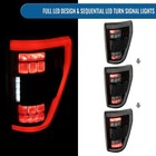 Full Led Tail Lights Sequential Turn Signals For Ford F150 2021 2023 Black Smoke