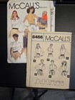 8466  Mccalls Sewing Pattern Misses 8 Bust 31 5 Front Buttoned Blouse Shirt Top