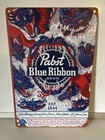 Pabst Blue Ribbon Beer Sign Pbr - Metal   Tin Sign - Pabst Snakes