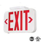 Led Emergency Exit Light Sign W battery Backup Single   Double Side Ul