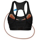 The Original Winerack Booze Bra Flask - Adjustable Design - Medium  Black