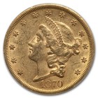 1870-s  20 Liberty Gold Double Eagle Au-55 Pcgs