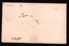 1852 Mexico Stampless Cover From Morelia - Stampless W  Contents
