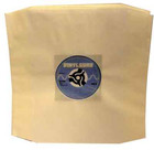 Pack Of 50 X 12  Vinyl Record Album Lp White Paper Polylined Sleeves 