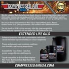 Ultra 8000 Hour Rotary Screw Coolant Air Compressor Oil  1 Gal 