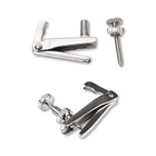 4pcs Violin Fine Tuners 3 4 4 4 Size Violin Parts Violin String Tools Silver