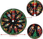 Nutcracker Christmas Tree Skirt 48 Inches Xmas Tree Skirt Christmas Mats Xmas Co