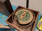 Antique 10 Inch Jd Negus Pelorus Nautical Maritime Ship Boat Compass