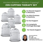 Lure Essentials Body Cupping Therapy Set Clear - Set Of 6 Cups