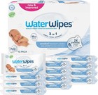Waterwipes Sensitive  Newborn   Baby Wipes  3-in-1 Cleans  Cares  Protects  99 9