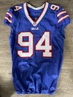 Authentic Game Worn 2013 Buffalo Bills Mario Williams Blue Jersey Nike Texans