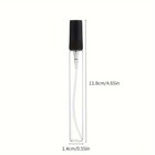 50pcs - 10ml Empty Refillable Travel Glass Perfume Bottle With Spray Atomizer