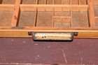 Vtg Hamilton Type Letterpress Printers Drawer Wood Type Case Shadow Box Dispay