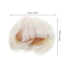 Miniature Doll Wig  High-temperature Synthetic Fiber Bob Style Wig For