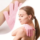 10-packs Exfoliating Bath Gloves - Deep Cleaning Scrub Shower Mitts For Body Spa