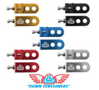 Se Racing Lockit Bmx Chain Tensioner Adjuster Pair Alloy 3 8   10mm  Axles Bikes