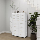 Large Dresser For Bedroom With 18 Drawers  Tall Fabric Storage Cabinet  Chest Of