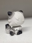 Littlest Pet Shop Lps  60 Black And White Persian Cat  Blue Eyes Authentic
