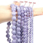 Natural Gemstone Round Spacer Loose Beads Jewelry making 4mm 6mm 8mm 10mm 12mm
