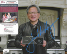 Jensen Huang Signed 8x10 Photo W  Jsa Coa  cb78986 Nvidia Founder Ceo