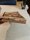 Vintage 13  10  Scrapbook Full Of Newspaper   Magazine Clippings 
