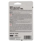 Dynatex Red High Strength Gel Threadlocker 1 20 Oz Bottle  2-pack 