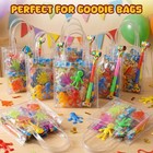 Poplay 56pcs Sticky Hands Party Favors  Glowing Small  Multi