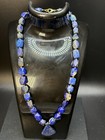 Old Adorable Lapis Lazuli Stone Beads Beautiful Necklace