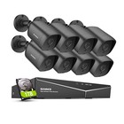 Sannce 8ch Dvr 5mp Video Security Camera System Cctv Outdoor Ir Night Vision 1tb