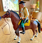 Vintage 1950 s Wyatt Earp Figurine By Hartland - Original   Complete